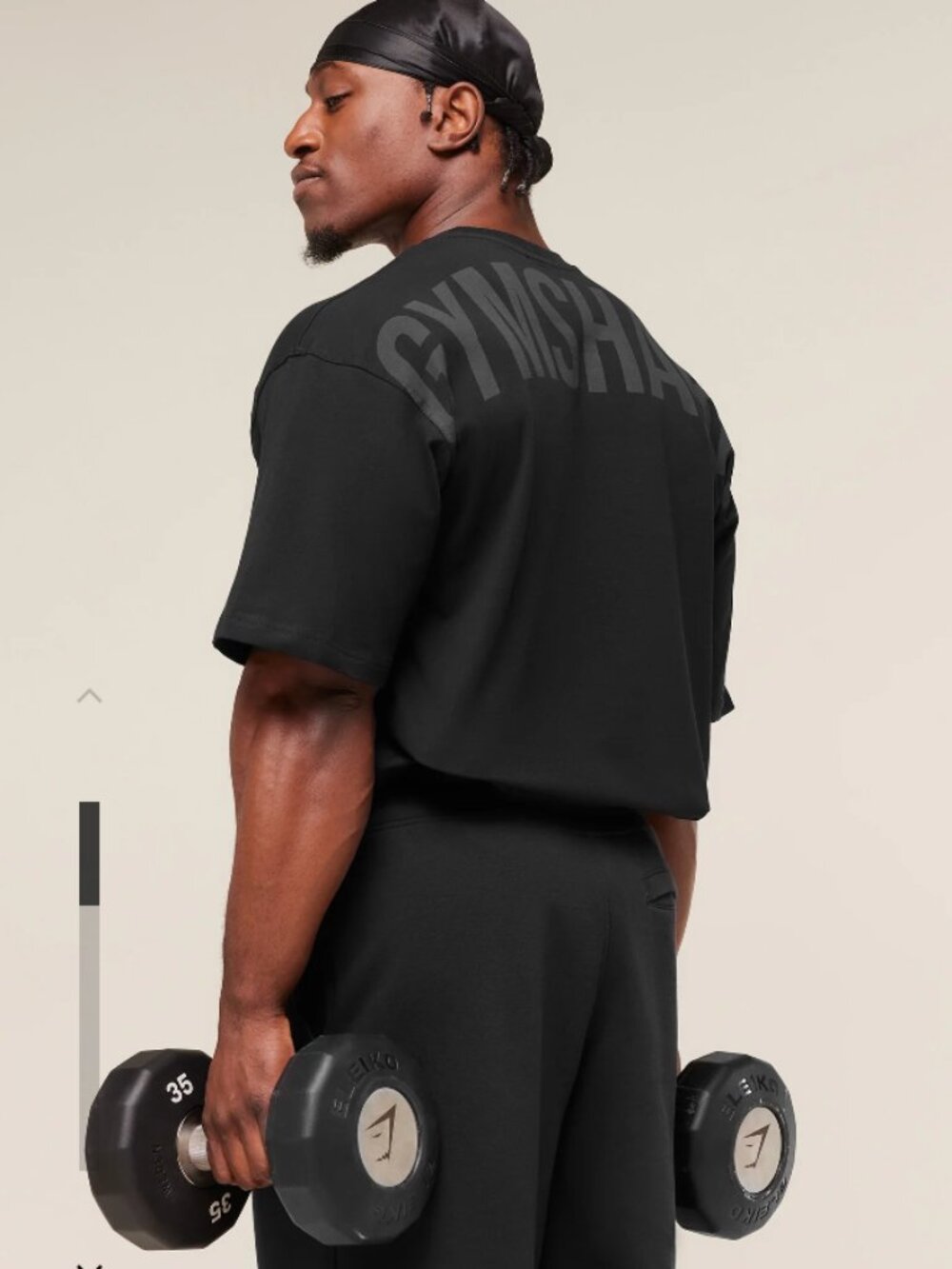 Gymshark Power T-Shirt - Black